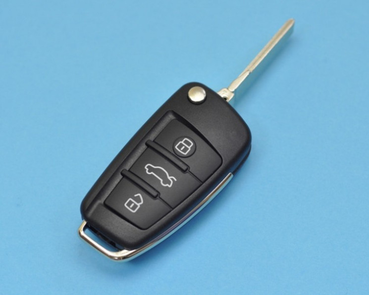 Выкидной ключ зажигания Ауди/ Audi А3, ТТ. 8P0 837 220 D.