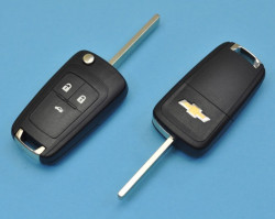 Выкидной ключ Шевроле Круз, европейский 433Мгц. (чип ключ chevrolet cruze ID46)