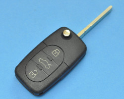 Выкидной ключ Ауди зажигания с платой 433 MHz и чипом ID 48. 4D0 837 231 A подходит к автомобилям: A6 2000-2003, TT 2000-2003, A3 2000-2003.