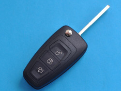 Выкидной ключ Форд Фокус 3, Мондео. С чипом и платой. 433 MHz. Чип 4D63x80