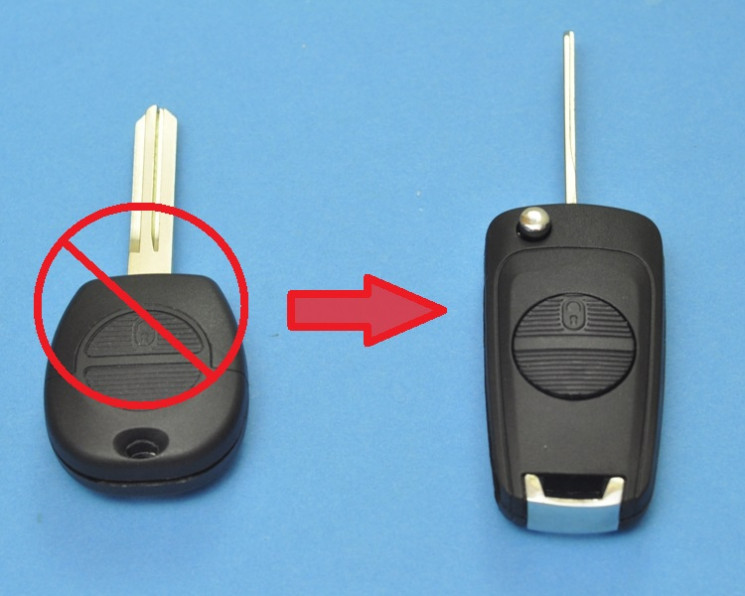 Корпус выкидного ключа (NATS-6), 2 кнопки.
