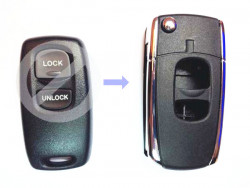 Корпус выкидного ключа Mazda (Mazda).