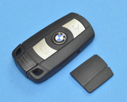 Корпус смарт ключа зажигания БМВ со съемной крышкой под батарейку. 3 кнопки. 
