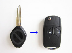 Корпус выкидного ключа Мицубиси (Mitsubishi).