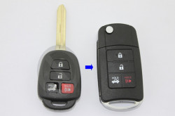 Корпус выкидного чип ключа Tойота (Toyota).
