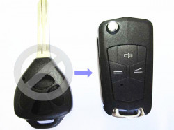 Корпус выкидного чип ключа Тойота (Toyota).