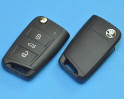 Оригинальный ключ для Ключ зажигания Skoda Rapid с 2017 года выпуска, Octavia с 2018 года.  Маркировка ключа 5E0 959 752 K. Профиль HU66