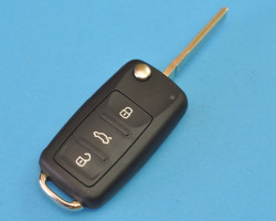 Корпус выкидного ключа Шкода 3T0 837 202 L. Без платы и чипа.