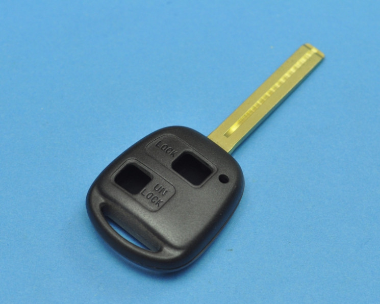 Корпус чип ключа зажигания Лексус (Lexus). 2 кнопки.
