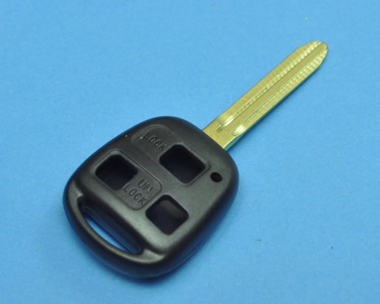 Корпус чип ключа зажигания Лексус (Lexus). 3 кнопки. 