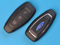 Cмарт ключ для Ford Focus с 06.2015г., Kuga c 10.2016 г. С-Max с 2015. Для автомобилей с системой Keyless Go, Чип ID 49 HITAG PRO, PCF 7953. Номер: F1ET-15K601-AE, Частота 434 Mhz.