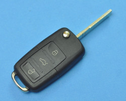 VW 3 кнопки, корпус выкидного ключа