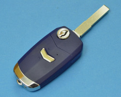 Корпус выкидного ключа зажигания Фиат (Fiat). Без чипа и платы, 1 кнопка.