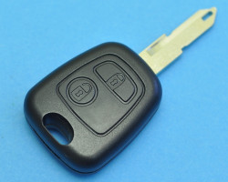 Чип ключ зажигания Пежо 206. 2 кнопки. ID 46.
